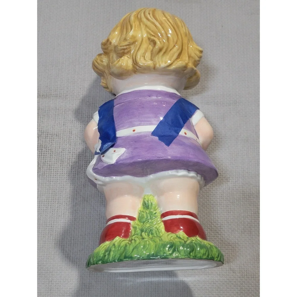 Campbells Soup Girl Ceramic Cookie Jar 2006 Licensed Mascot Advertising 12 Inch